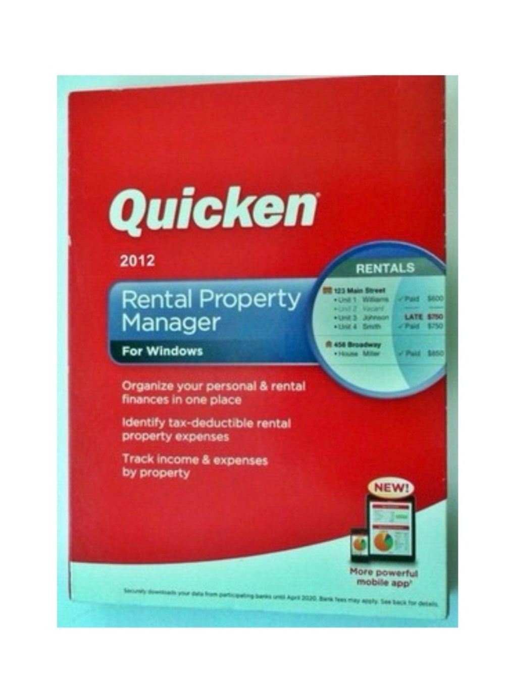 Quicken 2012 Rental Property Manager - Lifetime For Windows